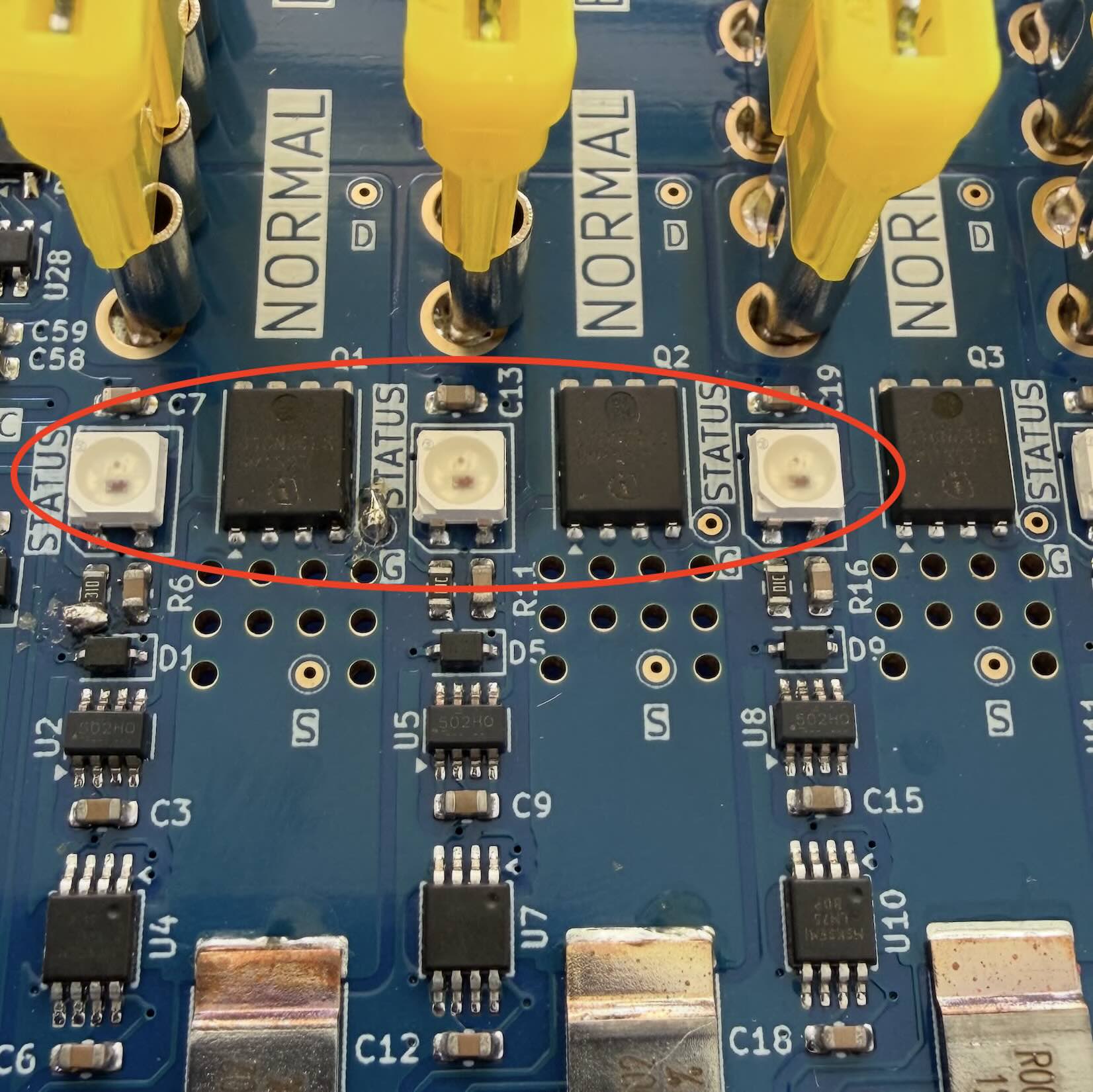 Indicator LEDs